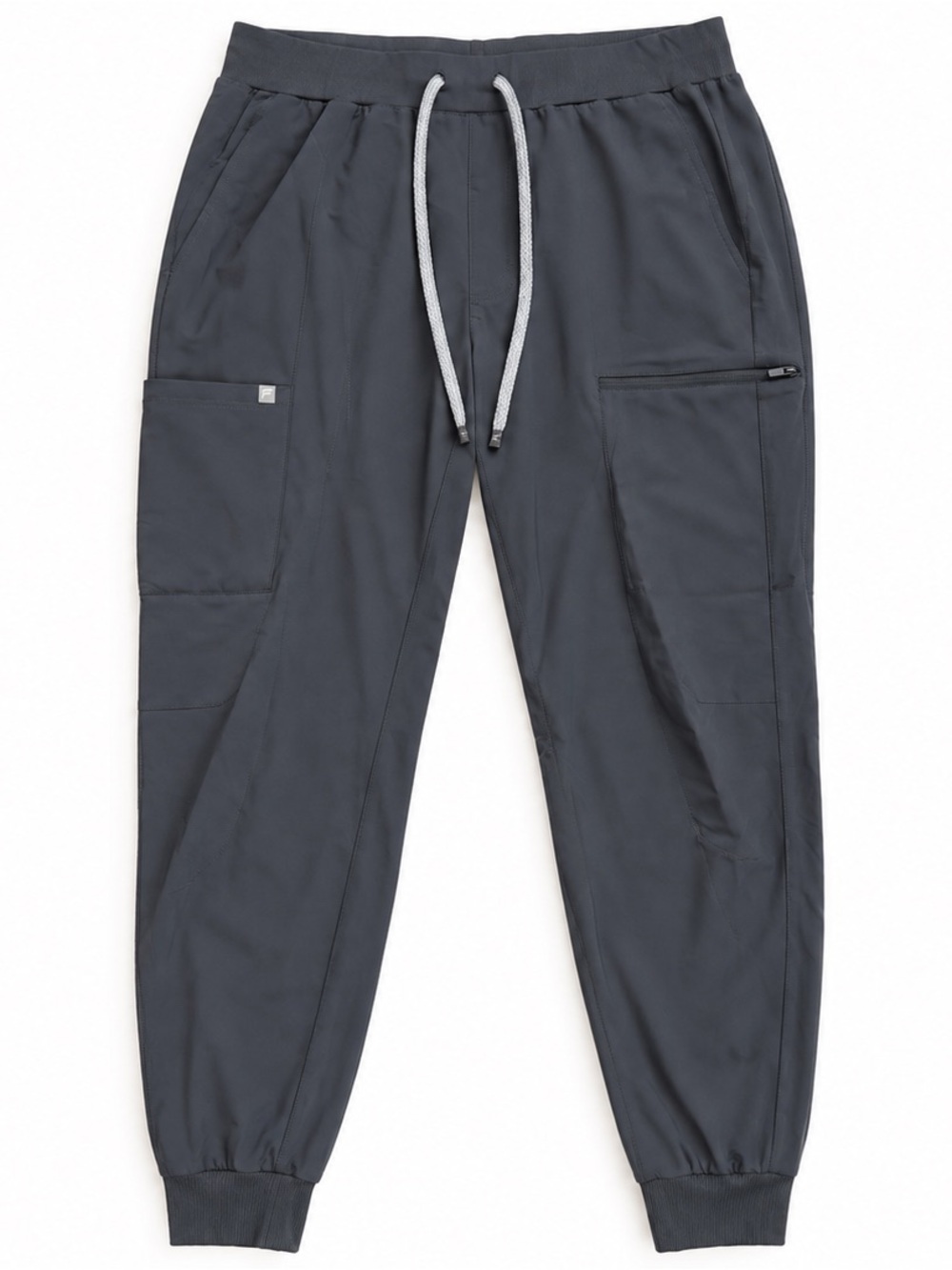 Women’s Dark Gray Drawstring Jogger Scrub Pants